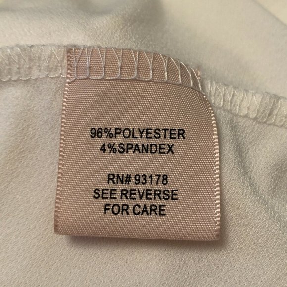 Philosophy Ivory Short Sleeve Crew Neck Blouse - Picture 5 of 6